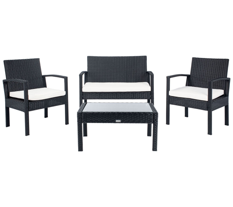 Safavieh Bassey 4pc Living Set — Main view