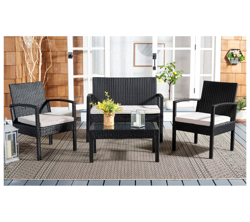 Safavieh Bassey 4pc Living Set — View 5