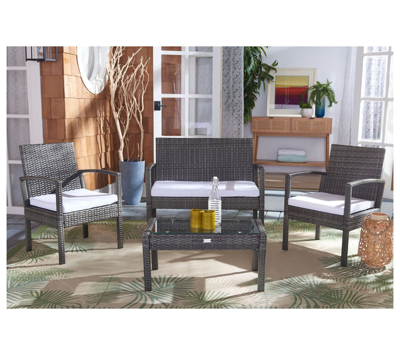 Safavieh Bassey 4pc Living Set — View 14