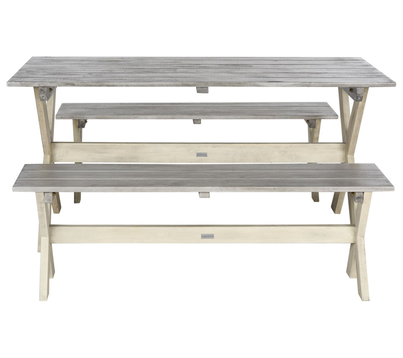 Safavieh Marina 3pc Picnic Table Set — Main view