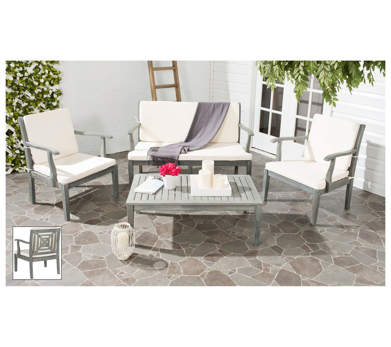 Safavieh Del Mar 4pc Outdoor Set — View 7