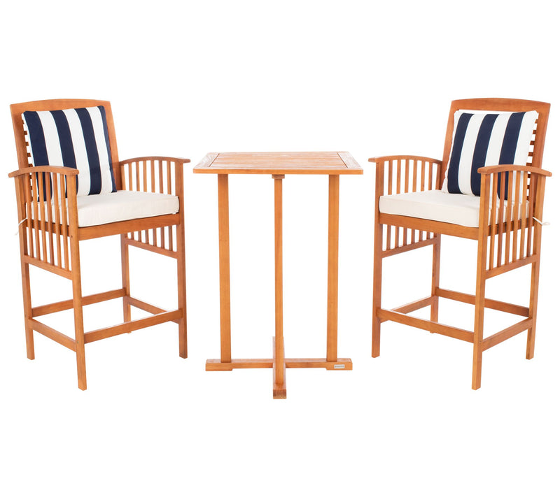 Safavieh Pate 3pc Bar Height Bistro Set — View 2
