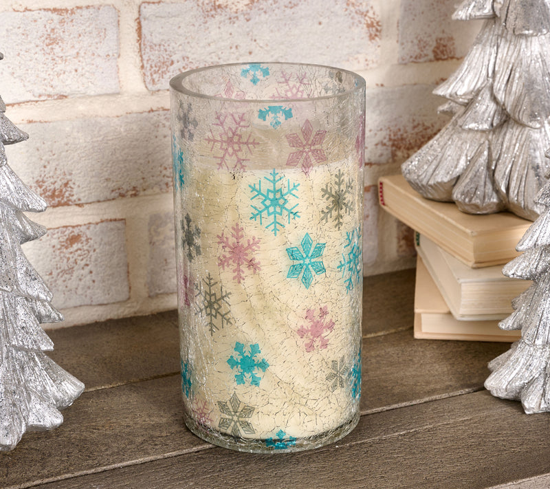 Temp-tations 8" Glass Hurricane with 35-ounce Scented Candle — View 7