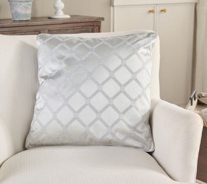 Northern Nights Signature Metallic Embroidered Dec Pillow — View 5