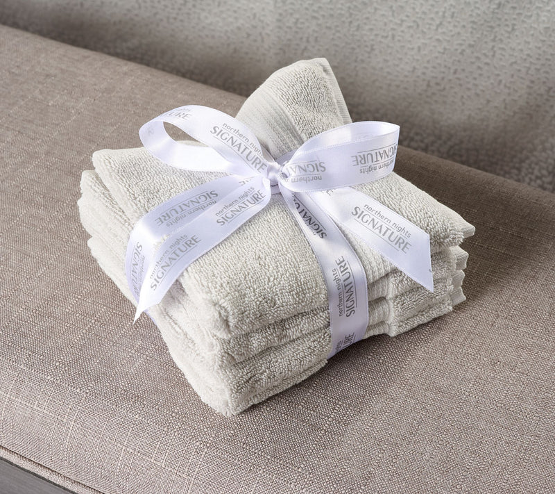 Northern Nights Signature Turkish Cotton 4pc Washcloths — View 2
