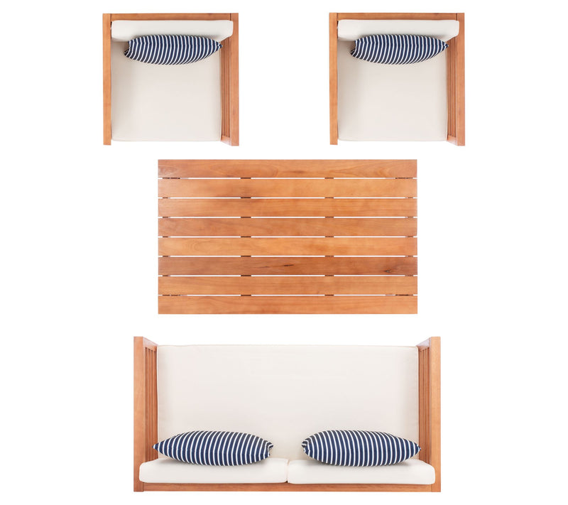 Safavieh Alda 4pc Outdoor  Set — View 3