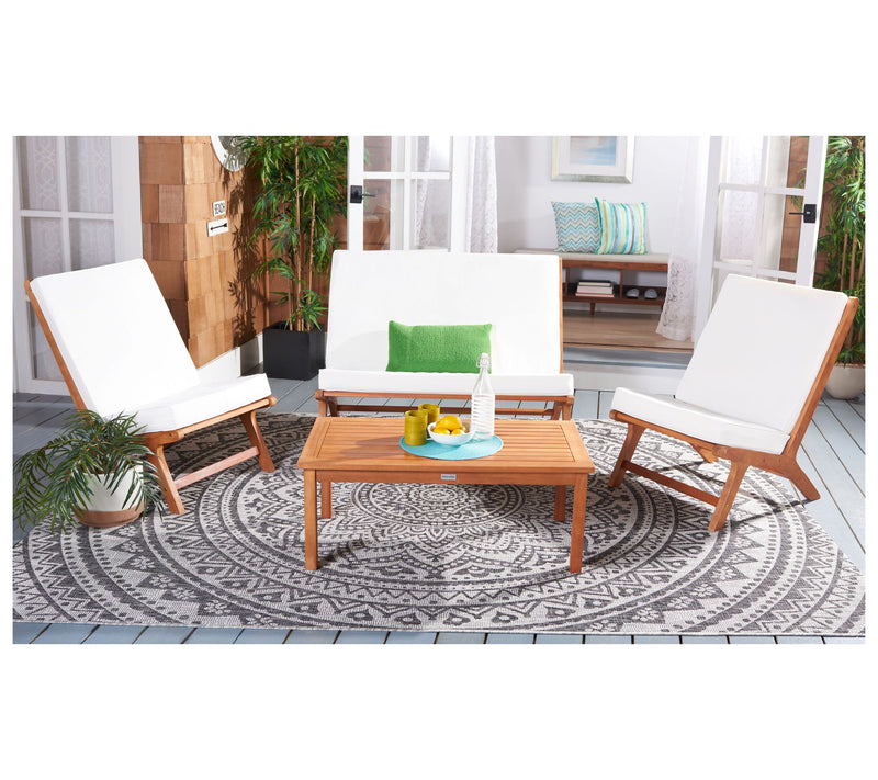 Safavieh Chaston 4pc Outdoor Living Set — View 13
