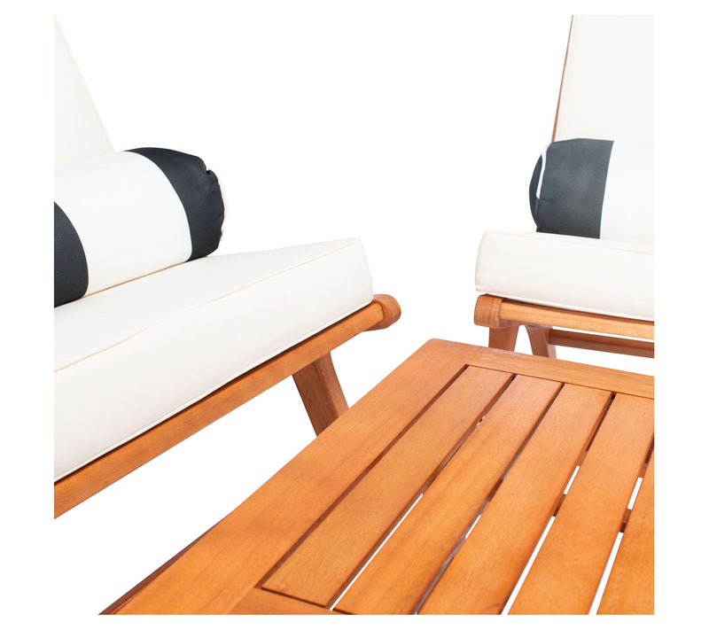 Safavieh Chaston 4pc Outdoor Living Set — View 4