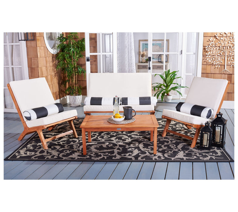 Safavieh Chaston 4pc Outdoor Living Set — View 14