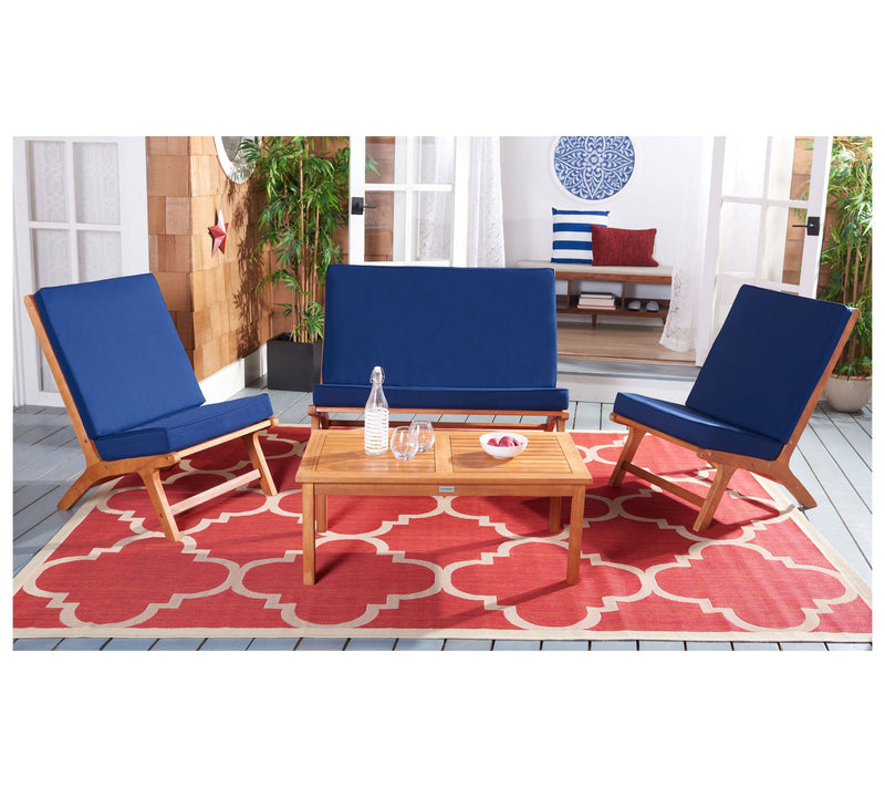 Safavieh Chaston 4pc Outdoor Living Set — View 15