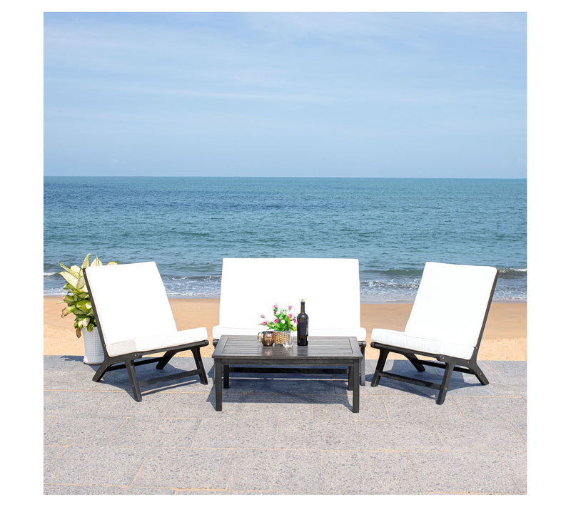 Safavieh Chaston 4pc Outdoor Living Set — View 16