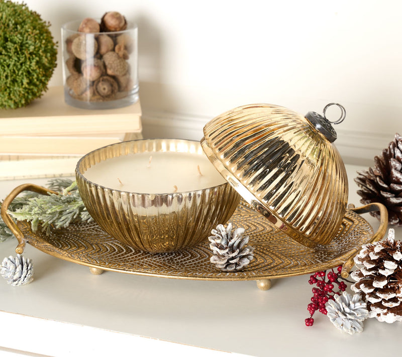 Home Reflections 24oz Lidded Ornament Candle — View 5