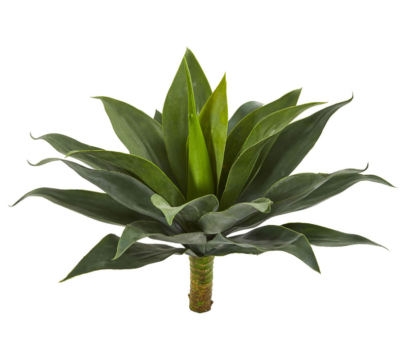 Nearly Natural 19" Large Agave Artificial Plant (Set of 2) — Main view