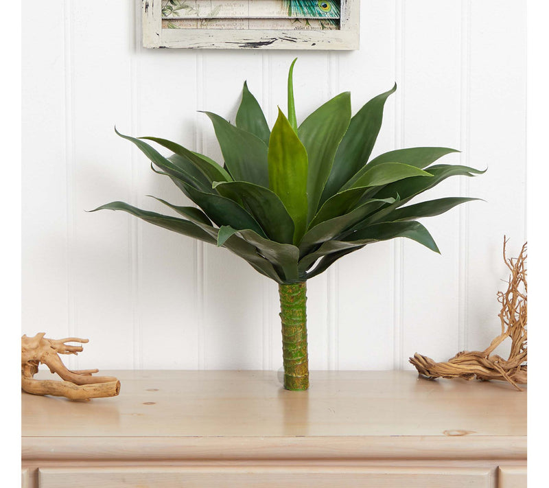 Nearly Natural 19" Large Agave Artificial Plant (Set of 2) — View 2