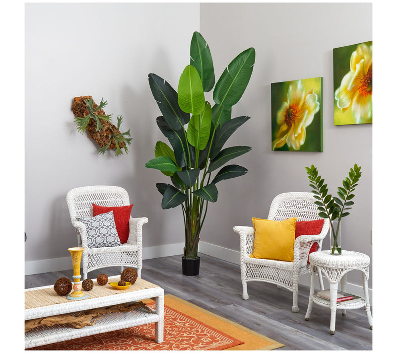 Nearly Natural 8' Traveler's Palm Artificial tree — View 5