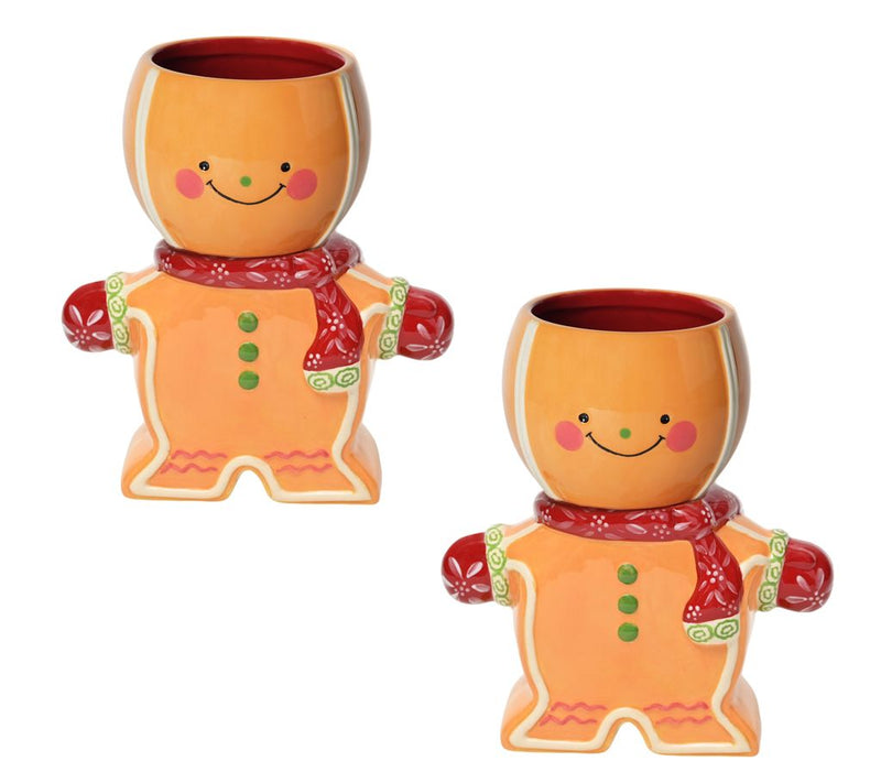 Temp-tations Seasonal Set of (2) 8-oz Standing Character Bowls — Main view