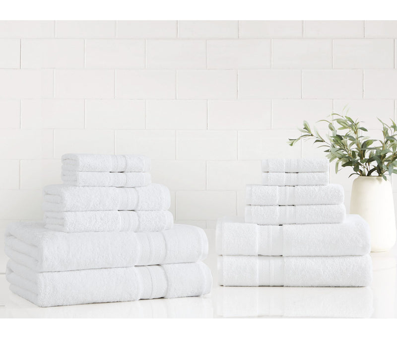 London Fog Signature Solid 12 Piece Towel Set — View 11
