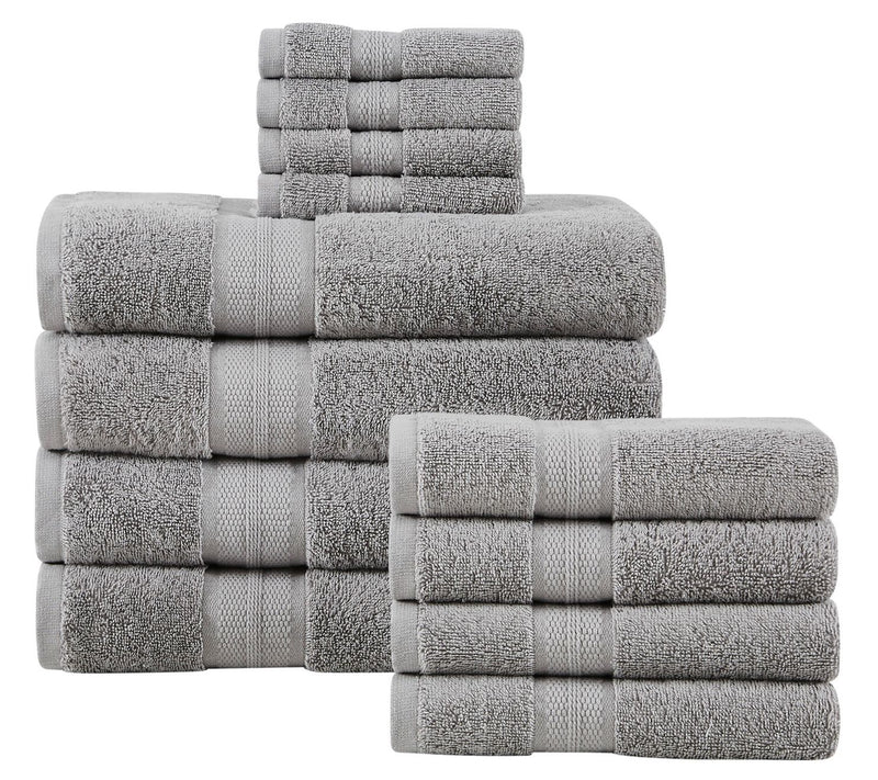 London Fog Signature Solid 12 Piece Towel Set — View 2