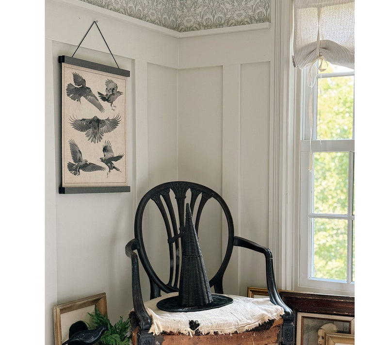 Cozy Cottage by Liz Marie Hanging Art Crows In Flight — View 2