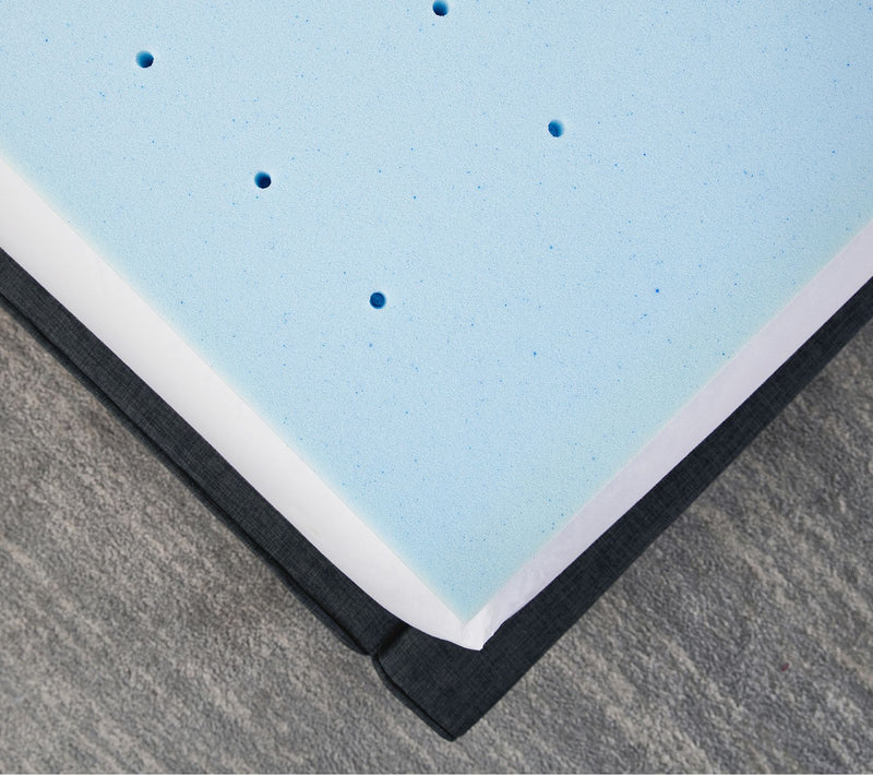Bodipedic 3" Gel-Infused Memory Foam Mattress Topper, King — View 7