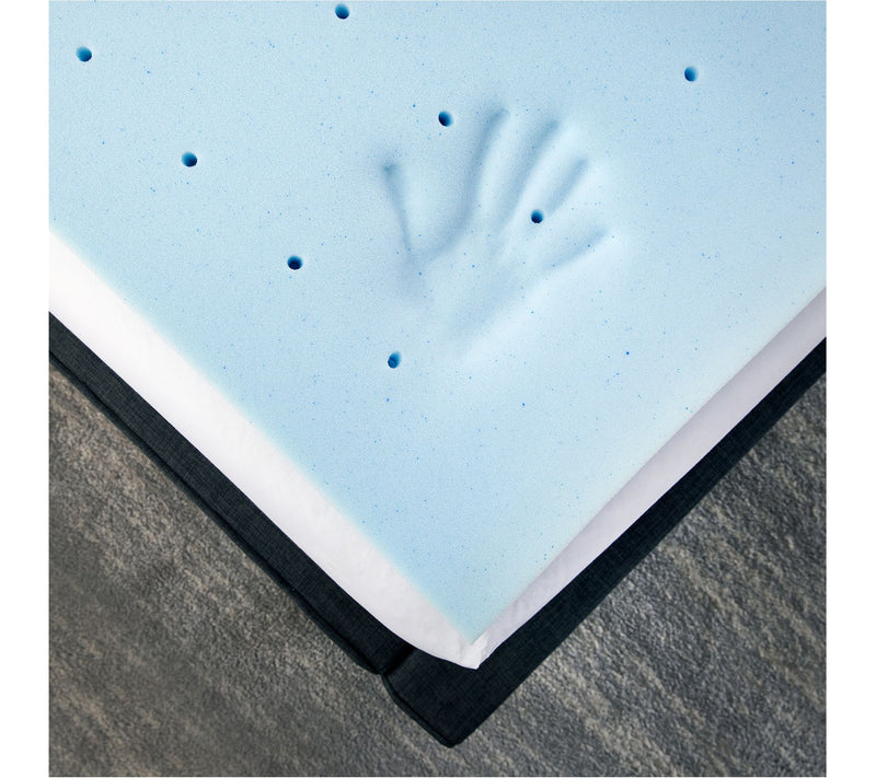 Bodipedic 3" Gel-Infused Memory Foam Mattress Topper, Cal King — View 6