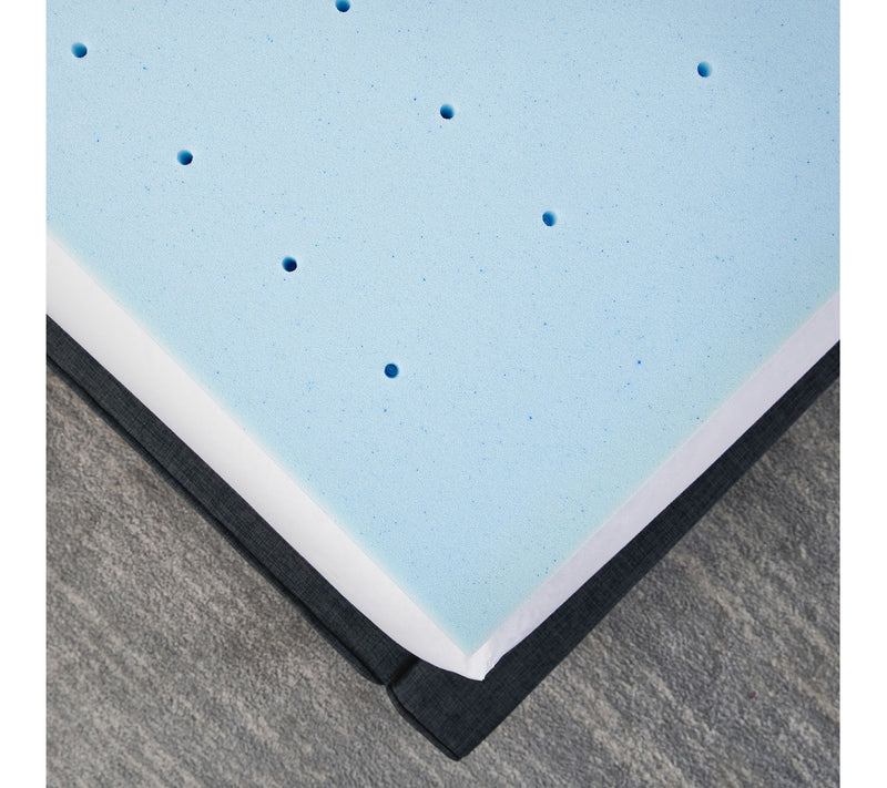 Bodipedic 3" Gel-Infused Memory Foam Mattress Topper, Cal King — View 7