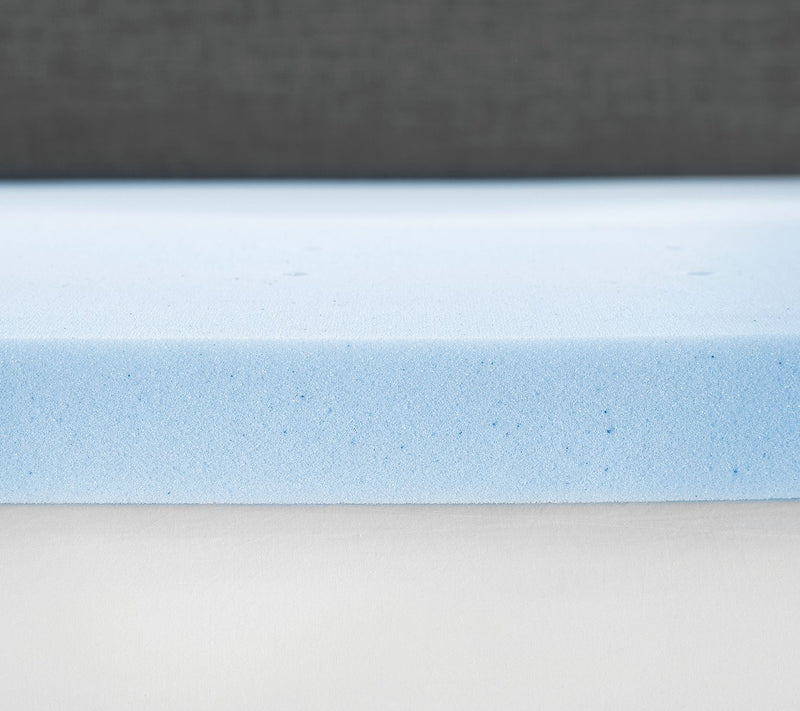 Bodipedic 2" Gel-Infused Memory Foam Mattress Topper, Queen — View 5