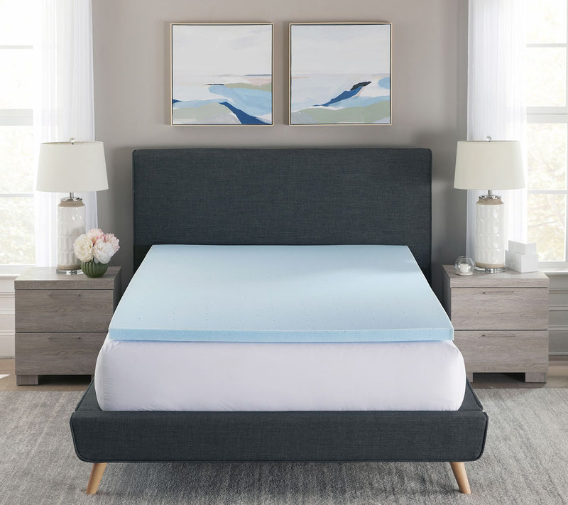 Bodipedic 2" Gel-Infused Memory Foam Mattress Topper, King — View 2