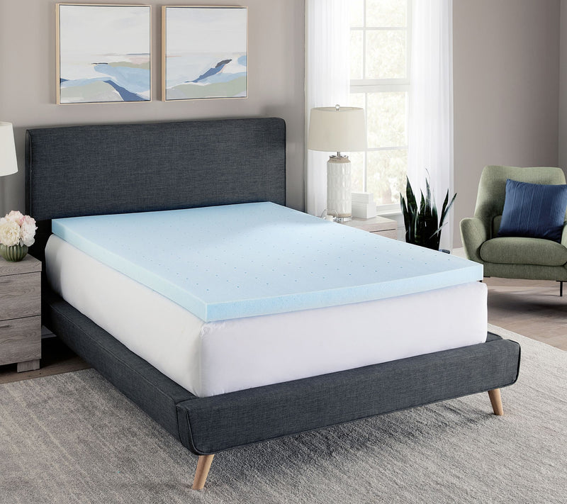Bodipedic 4" Gel-Infused Memory Foam Mattress Topper, King — Main view