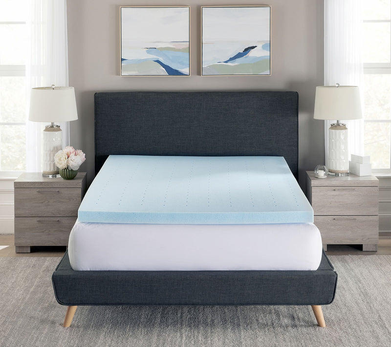Bodipedic 4" Gel-Infused Memory Foam Mattress Topper, King — View 2