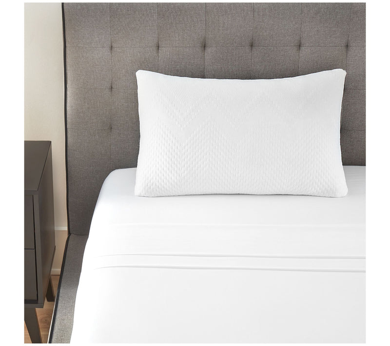 Bodipedic Custom Comfort Memory Foam Cluster Jumbo Bed Pillow — Main view