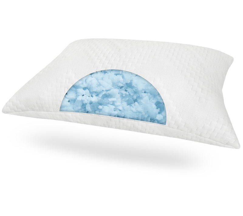Bodipedic Custom Comfort Memory Foam Cluster Jumbo Bed Pillow — View 2
