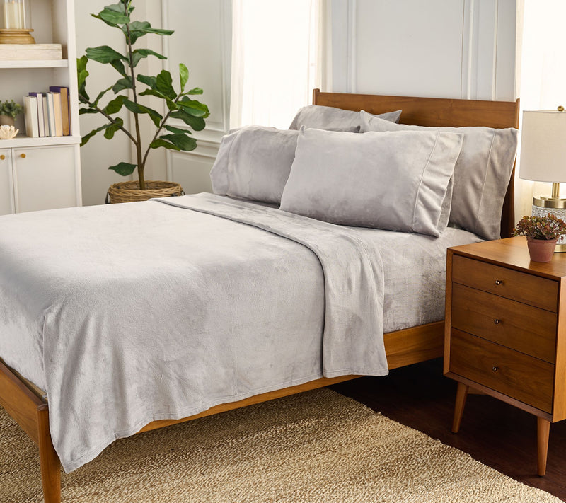 Berkshire Velvetsoft Sheet Set with Extra Pillowcases — View 5