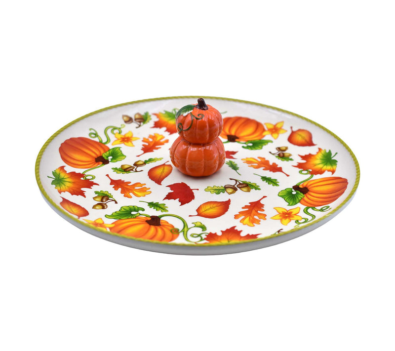Temp-tations Seasonal 14" Shallow Bowl with Figural Icon — Main view