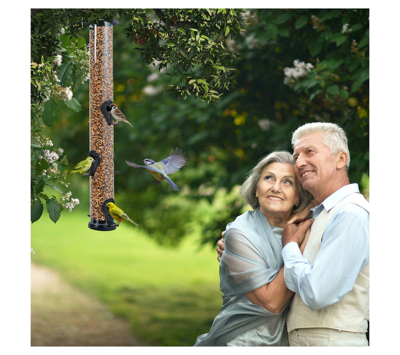 Backyard Expressions Tube Hanging Bird Feeder -23" 6 Port — View 6