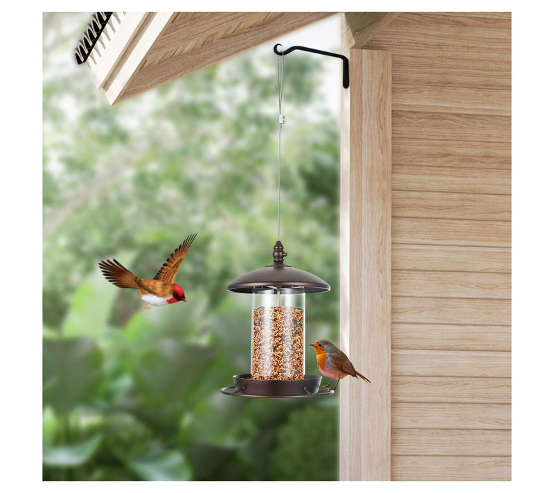 Backyard Expressions Metal Hanging Bird Feederor Outside — View 6