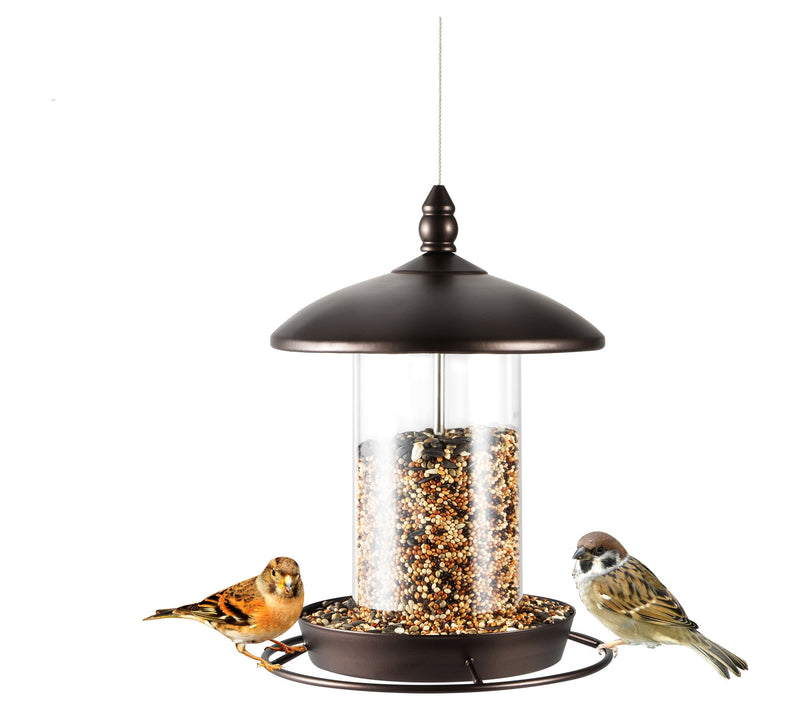 Backyard Expressions Metal Hanging Bird Feederor Outside — Main view