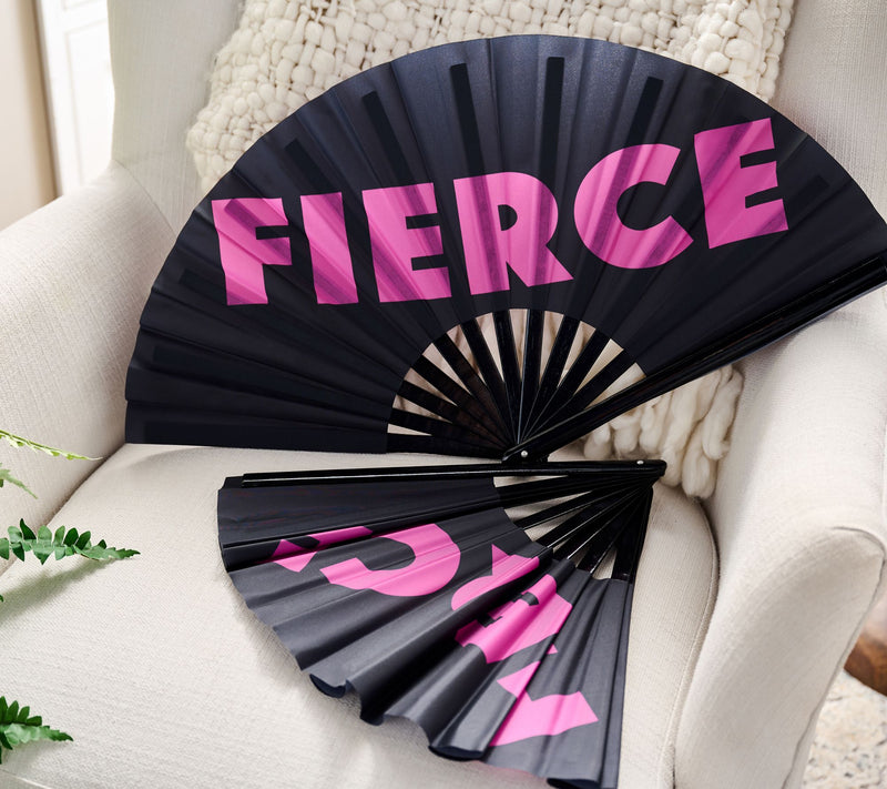 Fierce Home Set of 2 Oversized Novelty Folding Fans — Main view