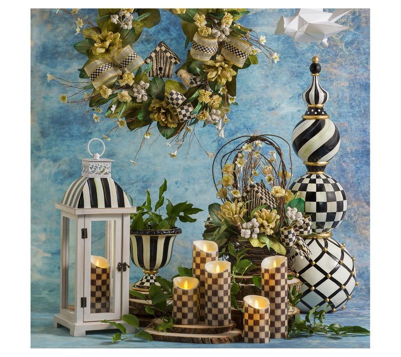 MacKenzie-Childs Courtly Stripe Tabletop Urn — View 5