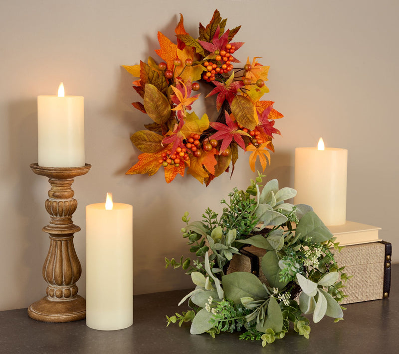 Set of 2 Seasonal Mini Wreaths by Valerie — Main view