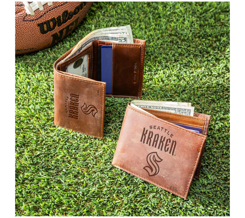 Evergreen NHL Bi-Fold & Tri-Fold Brown Leatherllet Gift Set — View 3