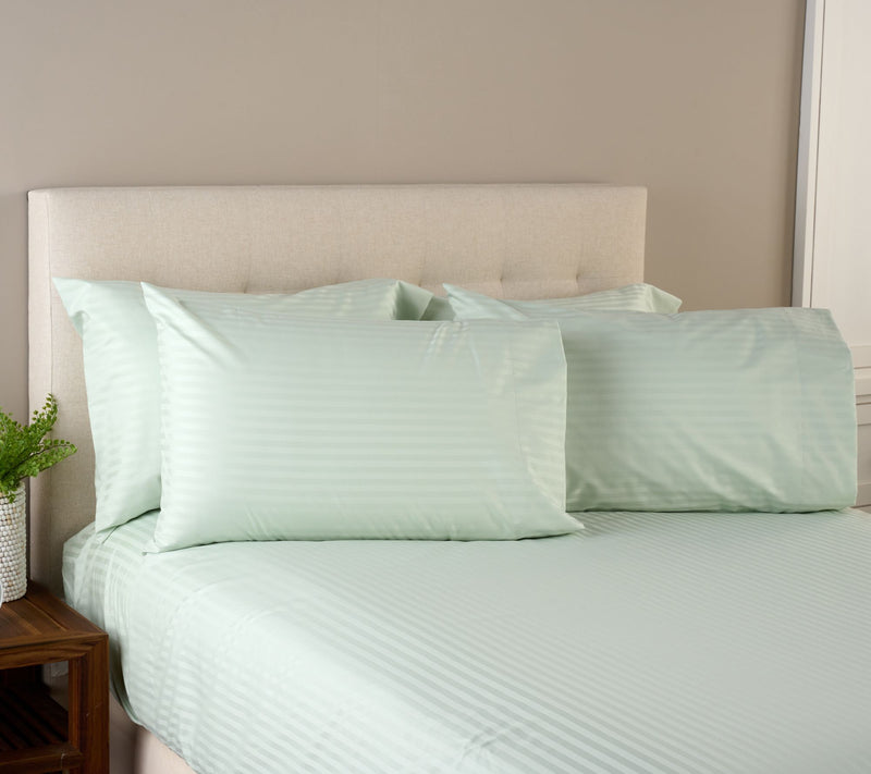 Northern Nights Wrinkle Defense Dobby Stripe Sheet Set w/ Extra Cases — View 21