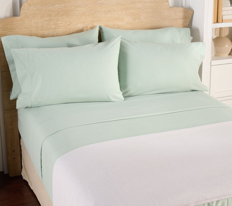 Home Reflections Flannel Sheet Set w/ Extra Cases — View 6