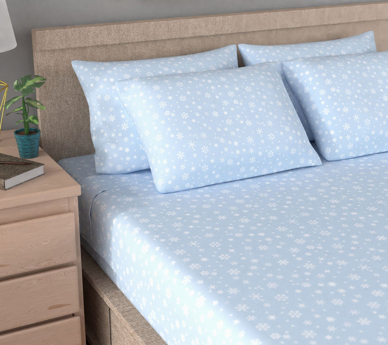 Home Reflections Flannel Sheet Set w/ Extra Cases — Main view