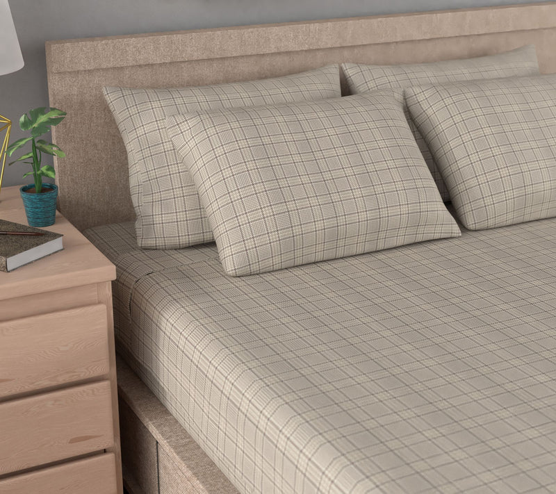 Home Reflections Flannel Sheet Set w/ Extra Cases — View 19