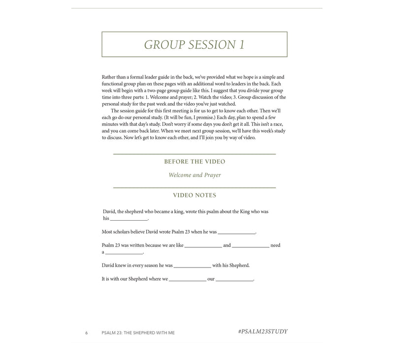Jennifer Rothschild's Psalm 23 Bible Study w/ Psalms Guided Journal — View 2