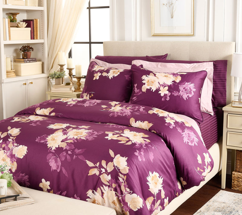 Northern Nights Floral Printed Comforter & Sham Set - Twin — Main view