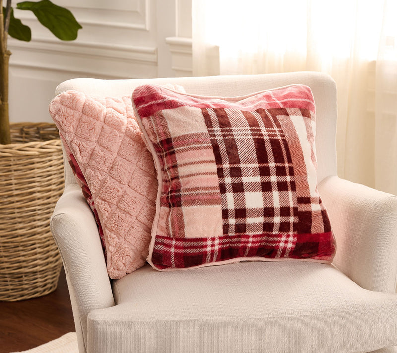 Home Reflections Set of 2 Plush 18" x 18" Dec Pillows — View 5