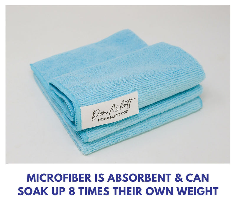 Don Aslett 12x12 Assorted Microfiber Cloths 12pk — View 3