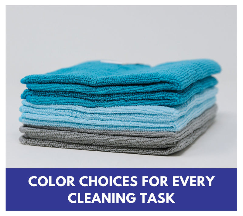 Don Aslett 12x12 Assorted Microfiber Cloths 12pk — View 2